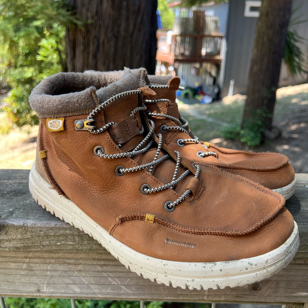 Hey Dude Brown Ankle Boots